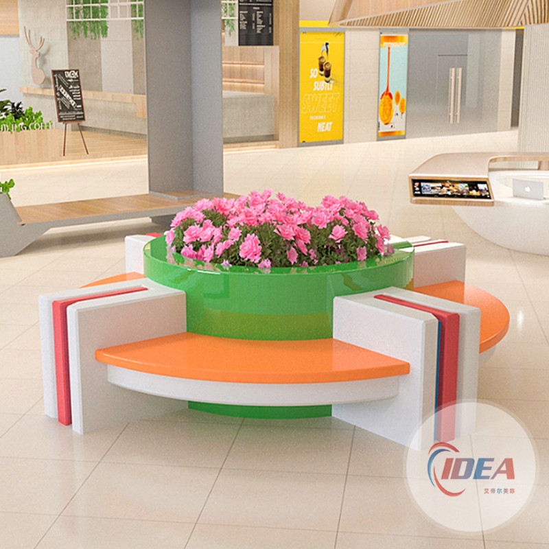 玻璃鋼花池坐凳